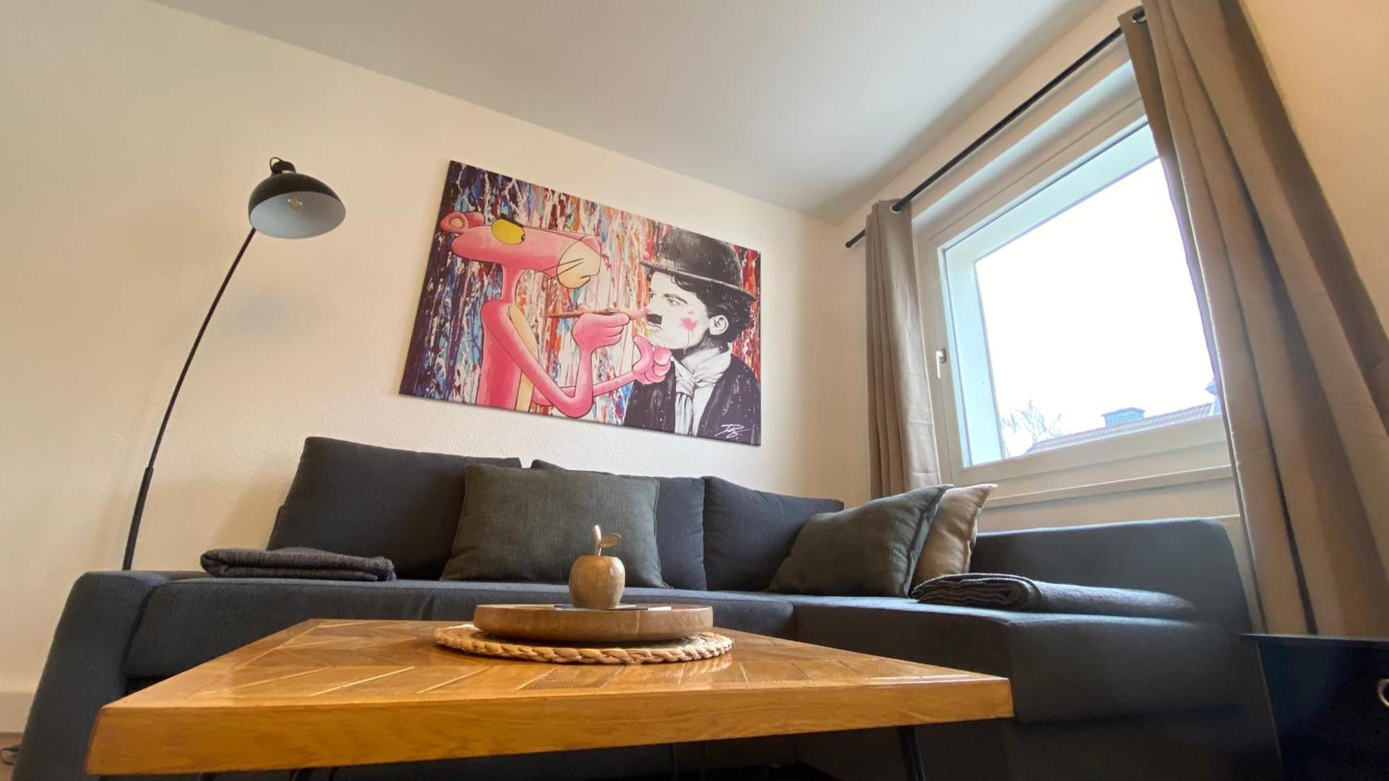 Charlie , Solingen Mitte, Ferien/Messe Wohnung Fuer Bis Zu 5 Personen Buitenkant foto
